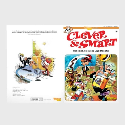 Buchcover und Innenansicht für das Buch: Mortadelo y Filemon: Chapeau el "Esmirriau"