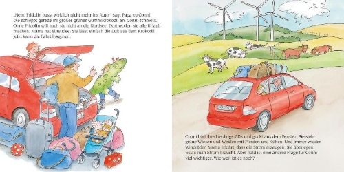 Buchcover und Innenansicht für das Buch: Meine Freundin Conni