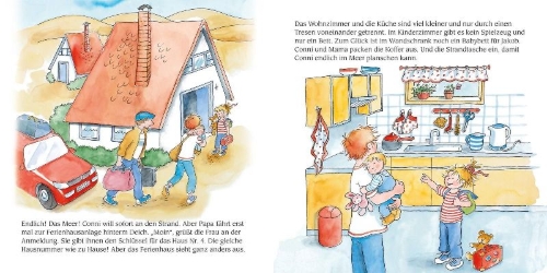 Buchcover und Innenansicht für das Buch: Meine Freundin Conni
