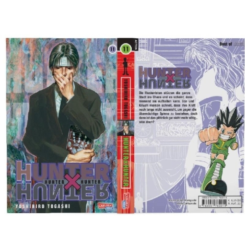 Buchcover und Innenansicht für das Buch: Hunter X Hunter