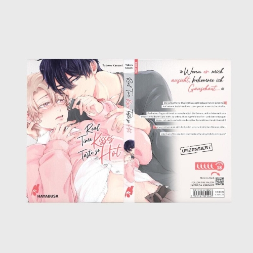 Buchcover und Innenansicht für das Buch: Uraaka danshi wa real time no netsu wo shiru