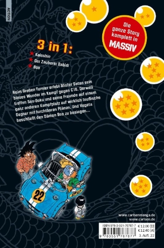 Buchcover und Innenansicht für das Buch: Dragon Ball Triple Edition