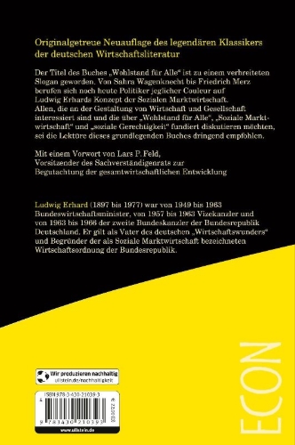Buchcover und Innenansicht für das Buch: Wohlstand für alle