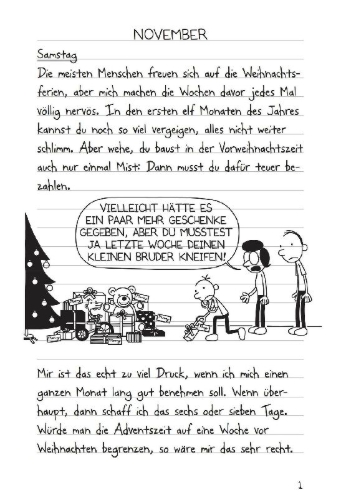 Buchcover und Innenansicht für das Buch: Diary of a wimpy kid - Cabin fever