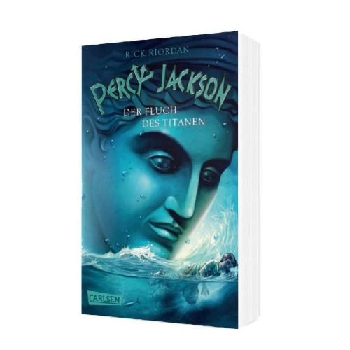 Buchcover und Innenansicht für das Buch: Percy Jackson: Titan's  Curse