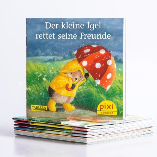 Buchcover und Innenansicht für das Buch: Pixi-Serie 263: Der kleine Igel (8x8 Exemplare)