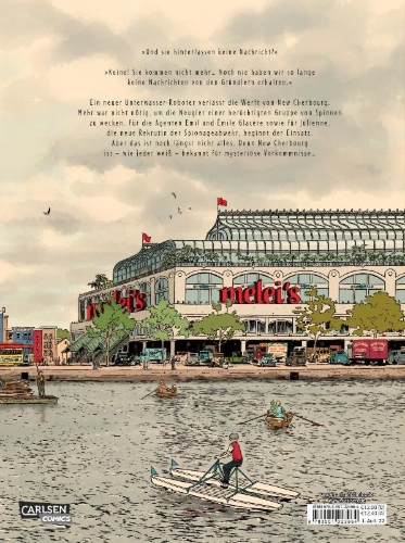Buchcover und Innenansicht für das Buch: Der Hafen der Geheimnisse 2: Die Stille des Meeres