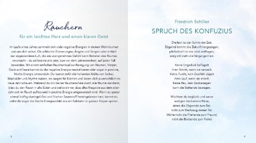 Buchcover und Innenansicht für das Buch: Die Magie der Raunächte