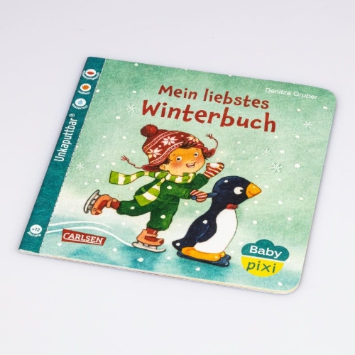 Buchcover und Innenansicht für das Buch: Baby Pixi (unkaputtbar) 150: Mein liebstes Winterbuch