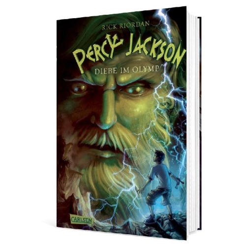 Buchcover und Innenansicht für das Buch: The lightning thief