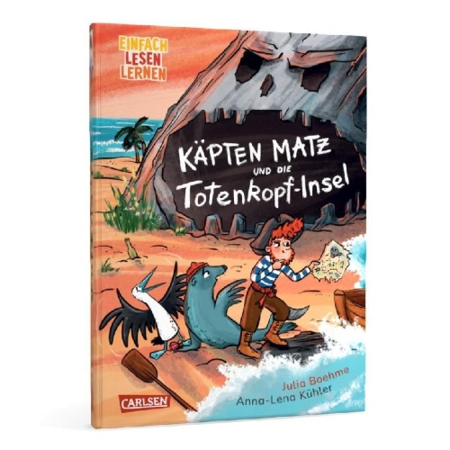 Buchcover und Innenansicht für das Buch: Käpten Matz und die Totenkopf-Insel