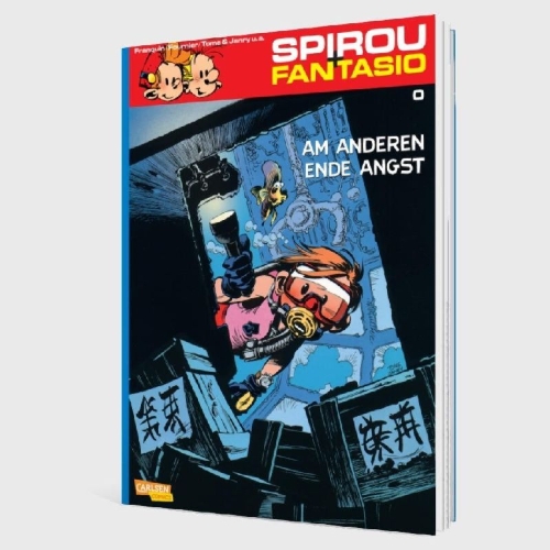 Buchcover und Innenansicht für das Buch: La peur au bout du fil