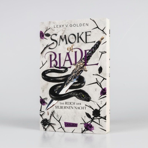 Buchcover und Innenansicht für das Buch: Smoke of Blade. Das Reich der silbernen Nacht (Scepter of Blood 3)