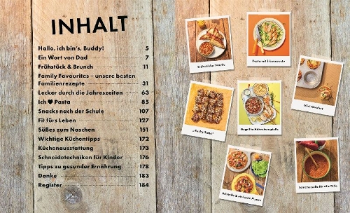 Buchcover und Innenansicht für das Buch: Let's cook
