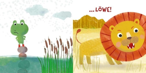 Buchcover und Innenansicht für das Buch: Baby Pixi (unkaputtbar) 158: Ich wär so gern ein Löwe