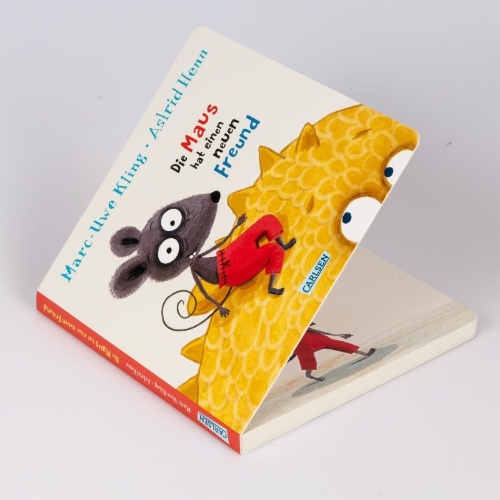 Buchcover und Innenansicht für das Buch: Die Maus hat einen neuen Freund
