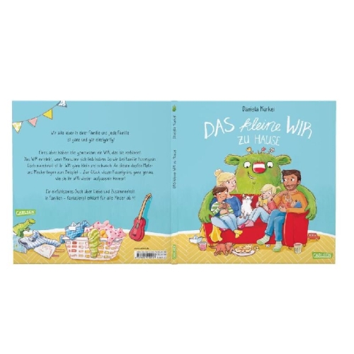 Buchcover und Innenansicht für das Buch: Das kleine WIR zu Hause