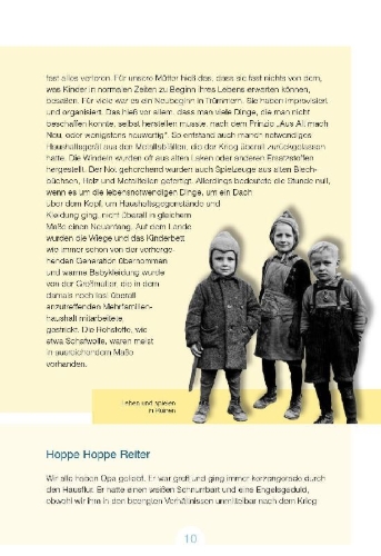 Buchcover und Innenansicht für das Buch: Wir vom Jahrgang 1944 - Kindheit und Jugend