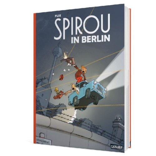 Buchcover und Innenansicht für das Buch: Spirou und Fantasio Spezial: Spirou in Berlin
