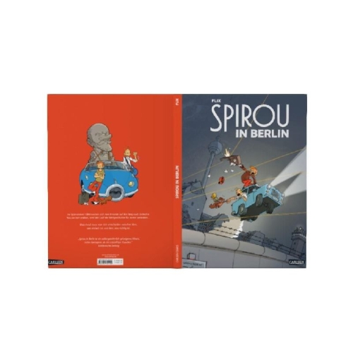 Buchcover und Innenansicht für das Buch: Spirou und Fantasio Spezial: Spirou in Berlin