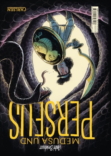Buchcover und Innenansicht für das Buch: Medusa und Perseus