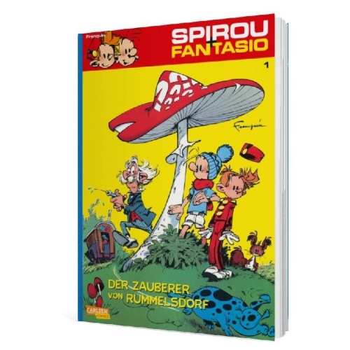 Buchcover und Innenansicht für das Buch: Il y a un sorcier à Champignac