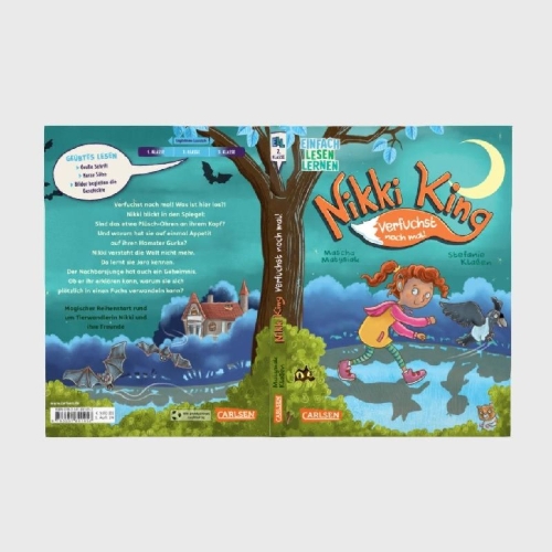 Buchcover und Innenansicht für das Buch: Nikki King: Verfuchst noch mal!