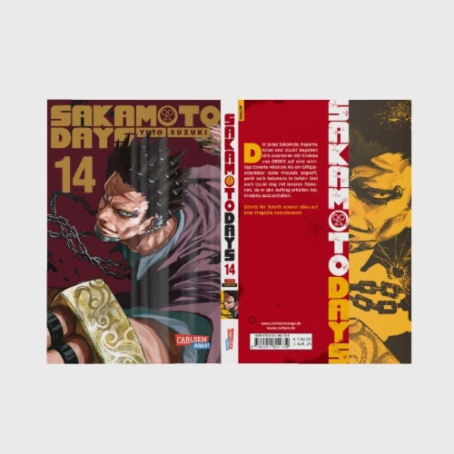 Buchcover und Innenansicht für das Buch: Sakamoto Days