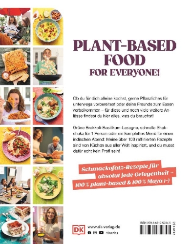 Buchcover und Innenansicht für das Buch: Plantiful Cooking