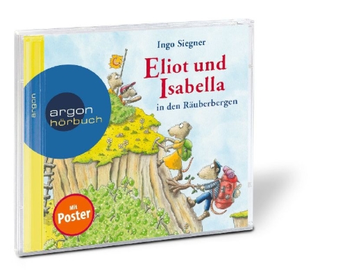 Buchcover und Innenansicht für das Buch: Eliot und Isabella in den Räuberbergen
