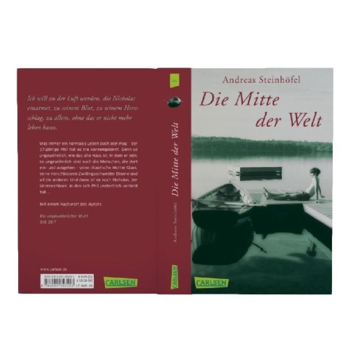 Buchcover und Innenansicht für das Buch: Die Mitte der Welt