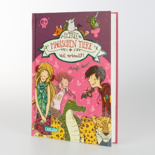 Buchcover und Innenansicht für das Buch: Die Schule der magischen Tiere 08: Voll verknallt!