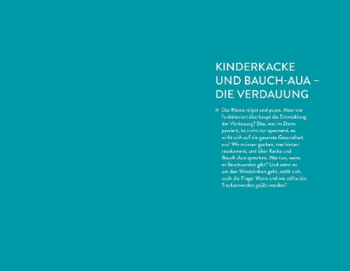 Buchcover und Innenansicht für das Buch: Wenn der Rotz läuft und der Pups drückt