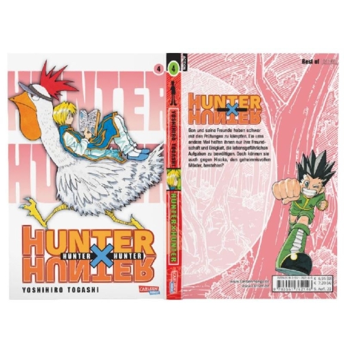 Buchcover und Innenansicht für das Buch: Hunter X Hunter