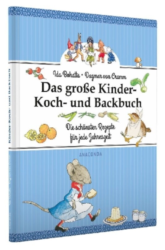 Buchcover und Innenansicht für das Buch: Das große Kinder-Koch- und Backbuch