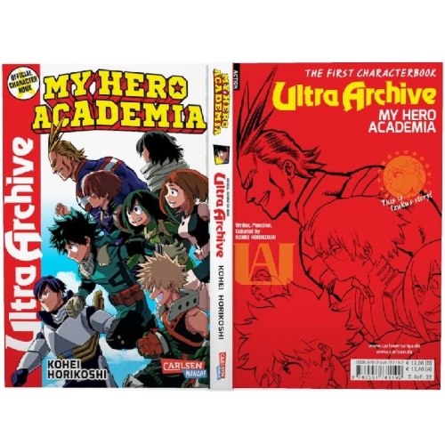 Buchcover und Innenansicht für das Buch: My Hero Academia - Ultra Archive