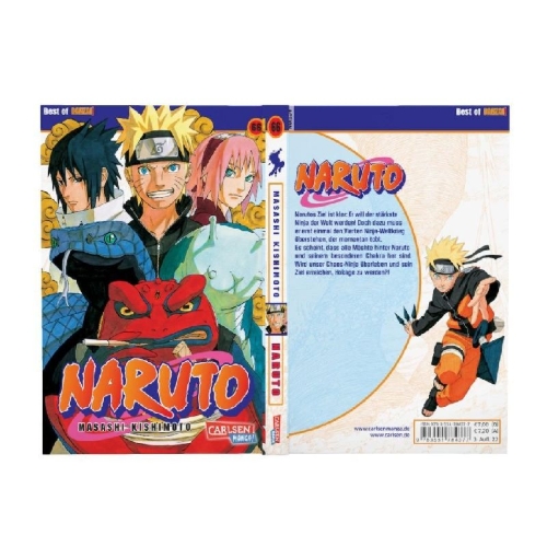 Buchcover und Innenansicht für das Buch: Naruto
