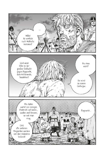 Buchcover und Innenansicht für das Buch: Vinland Saga