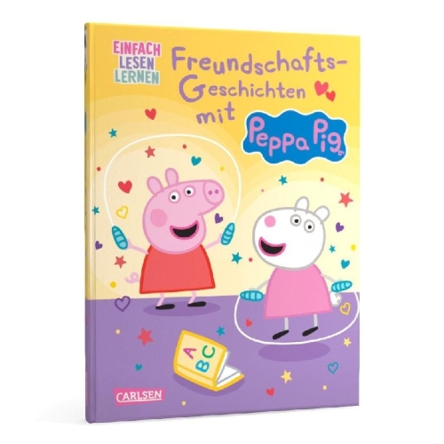 Buchcover und Innenansicht für das Buch: Peppa Wutz: Freundschafts-Geschichten mit Peppa Pig