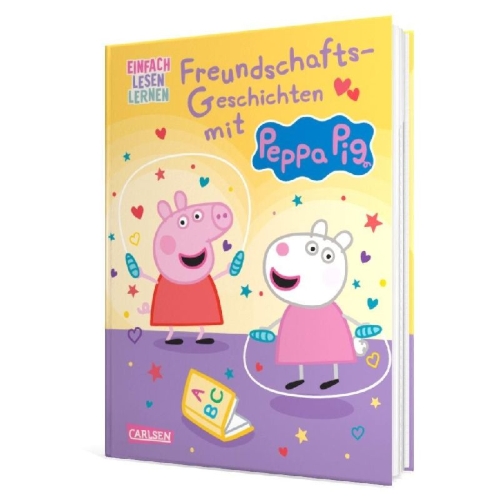 Buchcover und Innenansicht für das Buch: Peppa Wutz: Freundschafts-Geschichten mit Peppa Pig