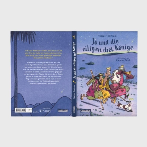 Buchcover und Innenansicht für das Buch: Jo und die eiligen drei Könige