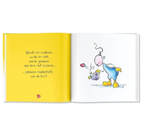 Buchcover und Innenansicht für das Buch: Alles Liebe