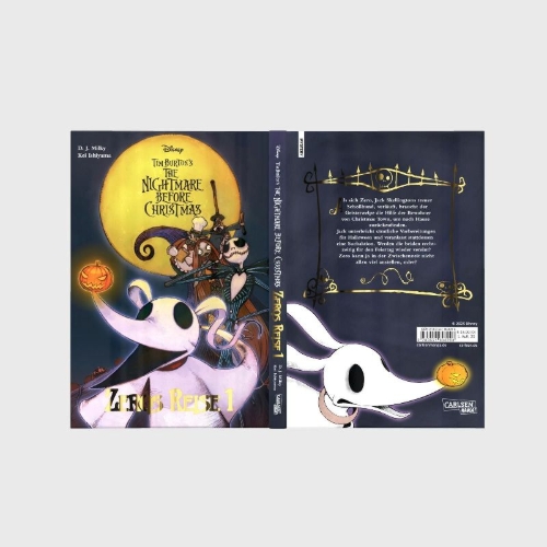 Buchcover und Innenansicht für das Buch: Tim Burton's The Nightmare Before Christmas