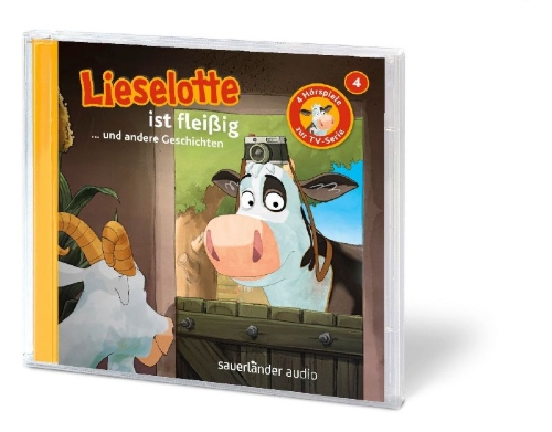 Buchcover und Innenansicht für das Buch: Lieselotte geht arbeiten