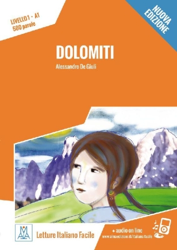 Buchcover und Innenansicht für das Buch: Dolomiti Nuovo Edizione. Livello 01