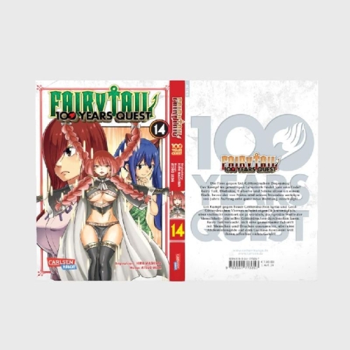 Buchcover und Innenansicht für das Buch: Fairy Tail: 100 Years Quest