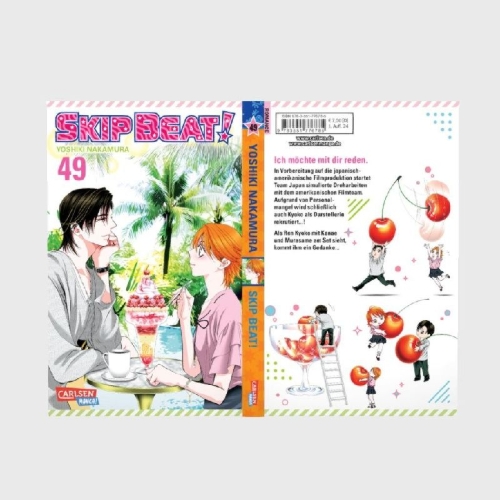 Buchcover und Innenansicht für das Buch: Skip Beat