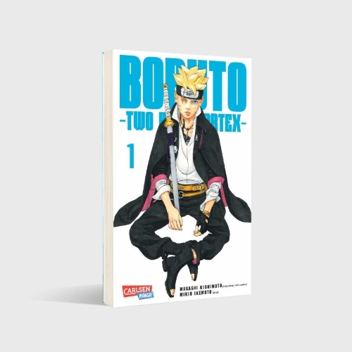 Buchcover und Innenansicht für das Buch: Boruto -Two Blue Vortex-