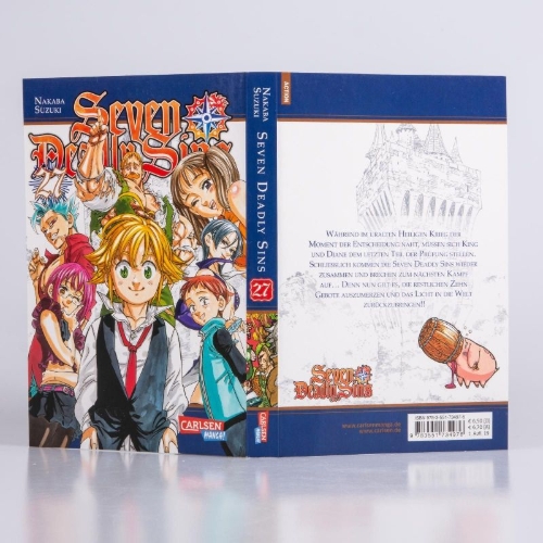 Buchcover und Innenansicht für das Buch: Nanatsu no Taizai