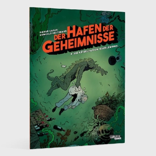 Buchcover und Innenansicht für das Buch: Der Hafen der Geheimnisse 4: Die rätselhaften Teufelswirbel